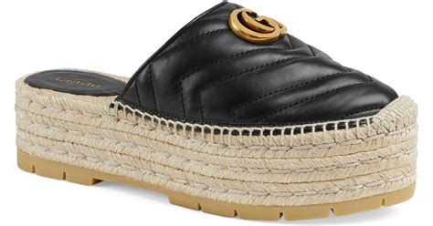 gucci espadrilles mules|gucci platform espadrilles.